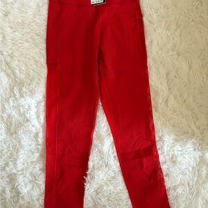 Ivy Park x Adidas Red Leggings